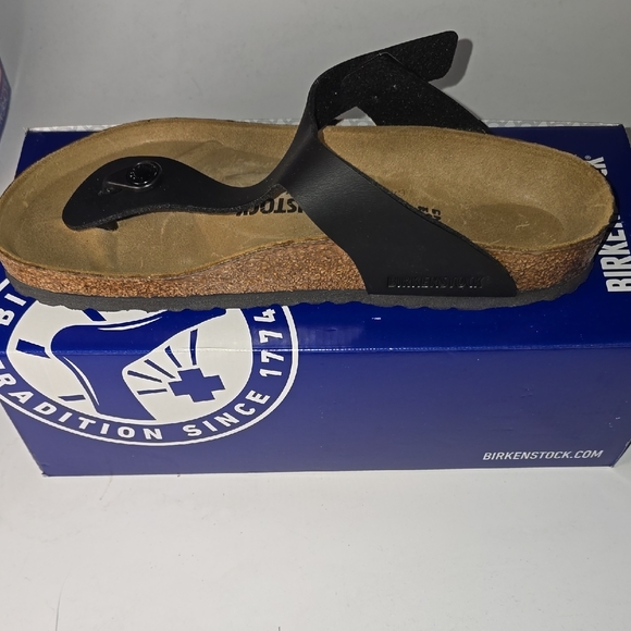 Birkenstock Black and Tan Women's Sandals - Picture 2 of 10